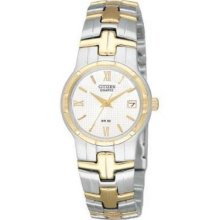 Citizen Women's Eu2434-59a Date Two-tone Watch