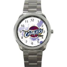 Cleveland Cavaliers Unisex Silver-Tone Sports Metal Watch 04