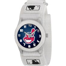 Cleveland Indians White Rookie Youth / Ladies Watch By Gametime Mlb-