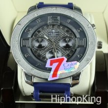 Cool Fashion Style Rick Ross Style Hip Hop Silicone Band Men Watch Water Proof