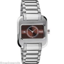 D&gabanna Dw0225 Brown Stainless Watch Fast Shipping