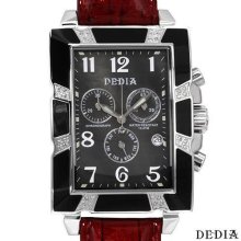 DEDIA 6201MR005 Chronograph Diamond Ladies Watch