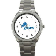 Detroit Lions Sport Metal Watch 05