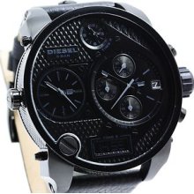 Diesel Men's Black Chronograph Watch Dz7193