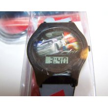 Disney Cars LCD Watch Wristwatch Boost & McQueen New