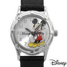 Disney Mickey Collection Mck193 Leather Ladies Quartz Watch