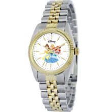 Disney Women's Multi-Princess Two-Tone Status Bracelet Watch #0803C008d128s776