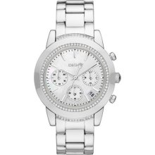 Dkny Ny8587 Hand Chronograph Silver Women's Watch