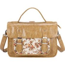 Double Buckle Across Body Bag With Floral Print