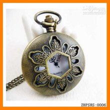 Drop Shipping 12 Pcs/lot Vintage Six Yepinghua Pocket Watch Pendant