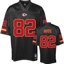 Dwayne Bowe Black Reebok NFL Kansas City Chiefs Jersey