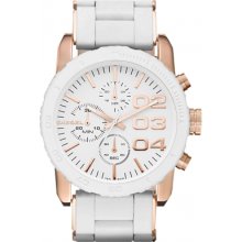 DZ5323 Diesel Ladies Franchise Chronograph White Watch