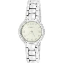 Ebel Beluga Diamond Bezel Silver Dial Stainless Steel Her Wrist Watch Pre-owned