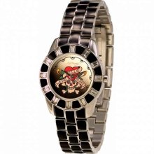 Ed Hardy Women's Chic Love Kills Watch Chlk