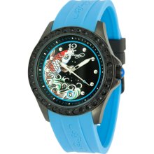 Ed Hardy Women's Techno Blue Watch