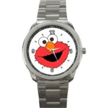 Elmo Sesame Street Cartoon Tv Unisex Sport Metal Watch