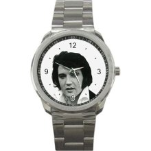 Elvis Presley Sport Metal Watch Gift model 22879175 - Gun Metal