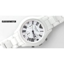 Emporio Armani Ceramic Watch -< Ar1404> - For Ladies