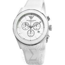 Emporio Armani Ceramic Women's Chronograph Watch Ar1435