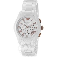 Emporio Armani White Ceramic Women's Watch Ar1416