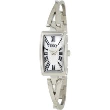 Esq By Movado Sienna Stainless Steel Mop Dial Womens Bangle Watch 07101371