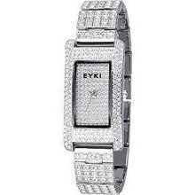 EYKI W8066G Stainless Steel Strap Square Ladies Watch 2 Colors