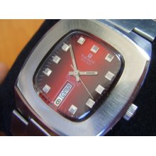 Fabulous 70's Ss Tissot Seastar Automatic 21j Cal 2066 As - All Original - Loook