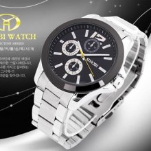 Fashion Mens Ladies Luxury Stylish Stainless Steel Cool Quartz Wrist Watch