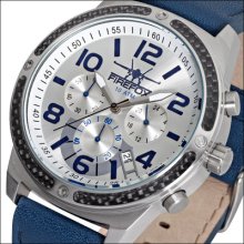 Firefox Skydiver Stainless Steel Chronograph Blue Ffs20-104 | German Watch Brand