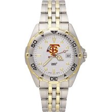 Florida State Seminoles FSU All Star Mens Stainless Steel Bracelet Watch