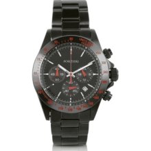 Forzieri Designer Men's Watches, Murdock - Black Chrono Watch