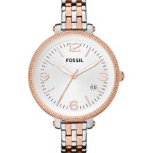 Fossil 'Heather' Bracelet Watch, 42mm Rose Gold/ Silver