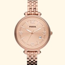 Fossil Heather Stainless Steel Watch Rose ES3130 (Women's) OS