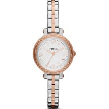 Fossil Heather Three Hand Stainless Steel Watch Two-Tone - ES3217