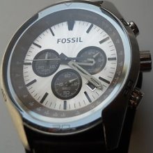 Fossil Men's Chronogragh Brown Leather Watch.