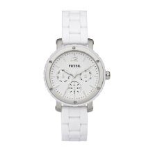 Fossil Modern Stainless Steel And Silicone Watch White Bq9409