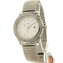 Fossil Women's Mini Stella Expansion Crystal Bezel Stainless Steel Dat