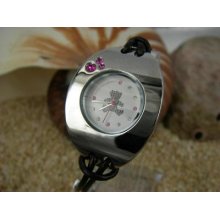 France Lulu Lulucastagnette Black Silver Bear Waistwatches Watches Watch