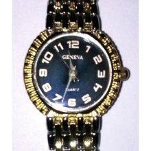 Geneva Gold and Silver toned Ladies Watch! - Gold - 6 - Metal