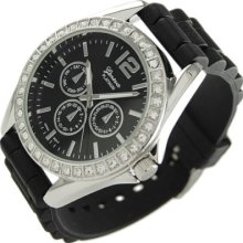 Geneva Ladies Or Men Silicone Strap Watch Gm88bs