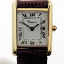 Genuine | Cartier | Tank | Quartz | | Gold Plated