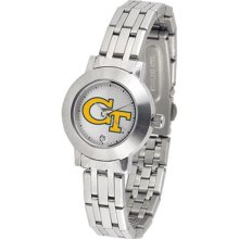 Georgia Tech Yellow Jackets Womens Steel Dynasty Watch