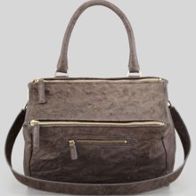 Givenchy Pandora Medium Old Pepe Satchel Bag Charcoal