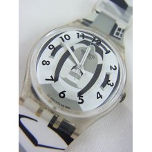 Gk169 Swatch 93 Perspective Authentic Swiss Watch Grey