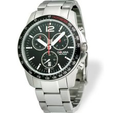 Golana Terra Pro Black Swiss Made All Terrain Men's Chronograph Watch Te200-6