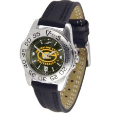 Grambling State Tigers Sport AnoChrome Ladies Watch with Leather Band