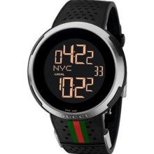 Gucci I-Gucci Digital Rubber Mens Watch YA114103