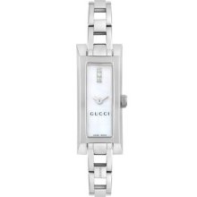 Gucci Ladies Womens Luxury Watch W/ Diamonds Ya110516