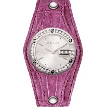 Gucci Women's G-Gandeau Silver Dial Watch YA104532