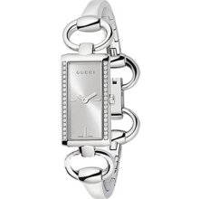 Gucci Ya119505 Tornabuoni Rectangle Stainless Steel Swiss Ladies Watch